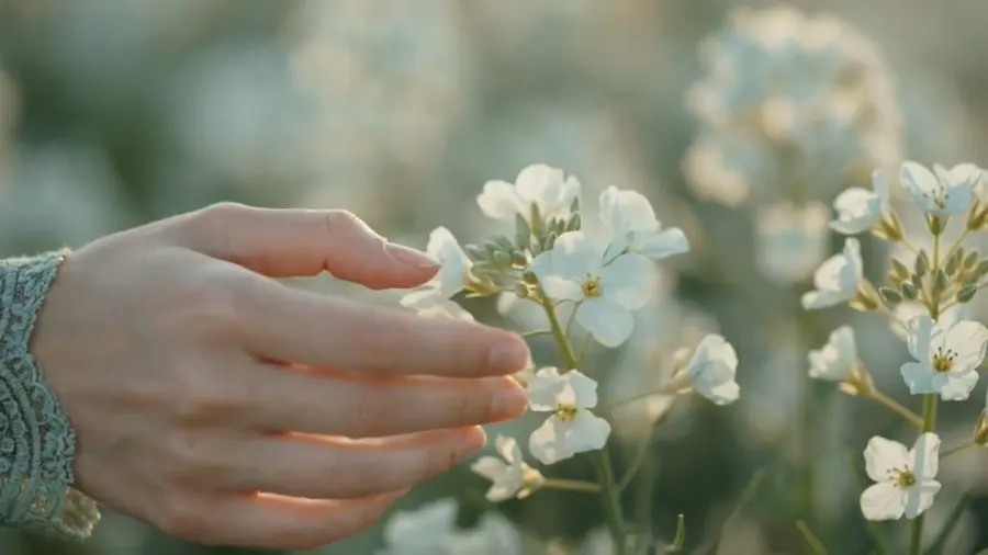 FLOWER DANCE — 흰 꽃밭을 가로지르는 움직임